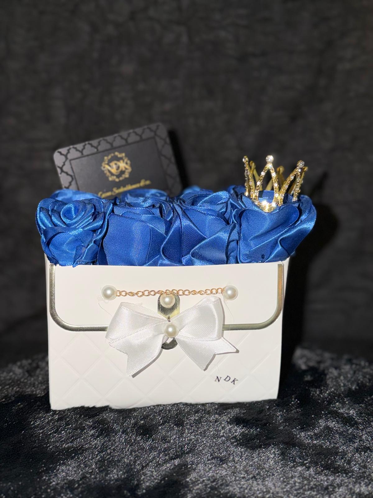 Seidenblumen Deko Box