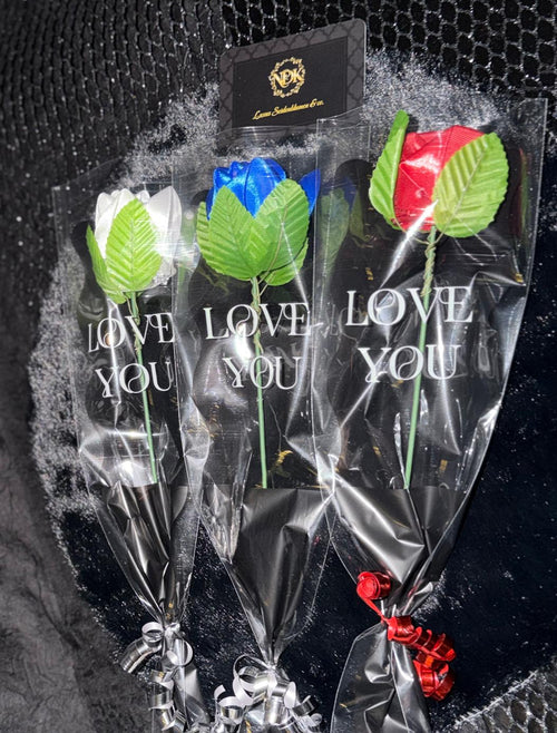 Einzelne Seidenrose – Perfekt als Geschenk