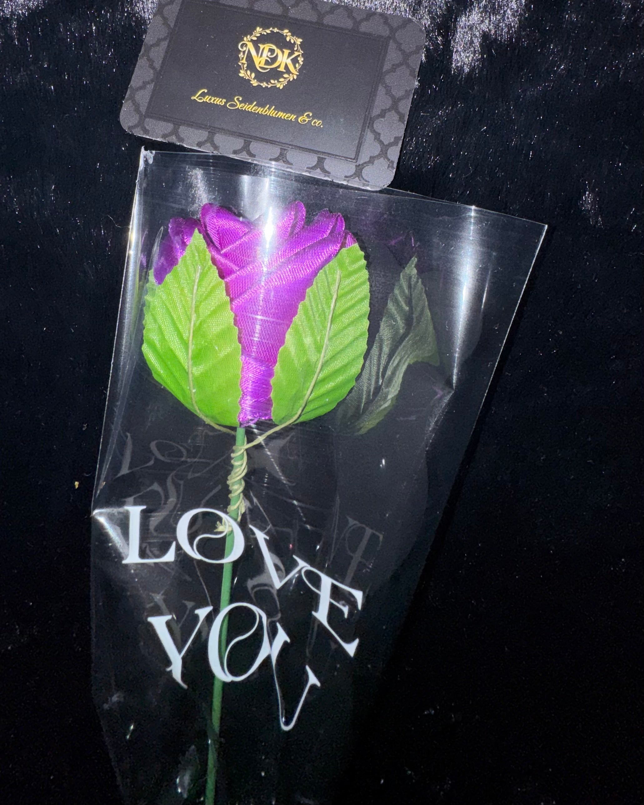 Seidenrosen Einzelverpackt