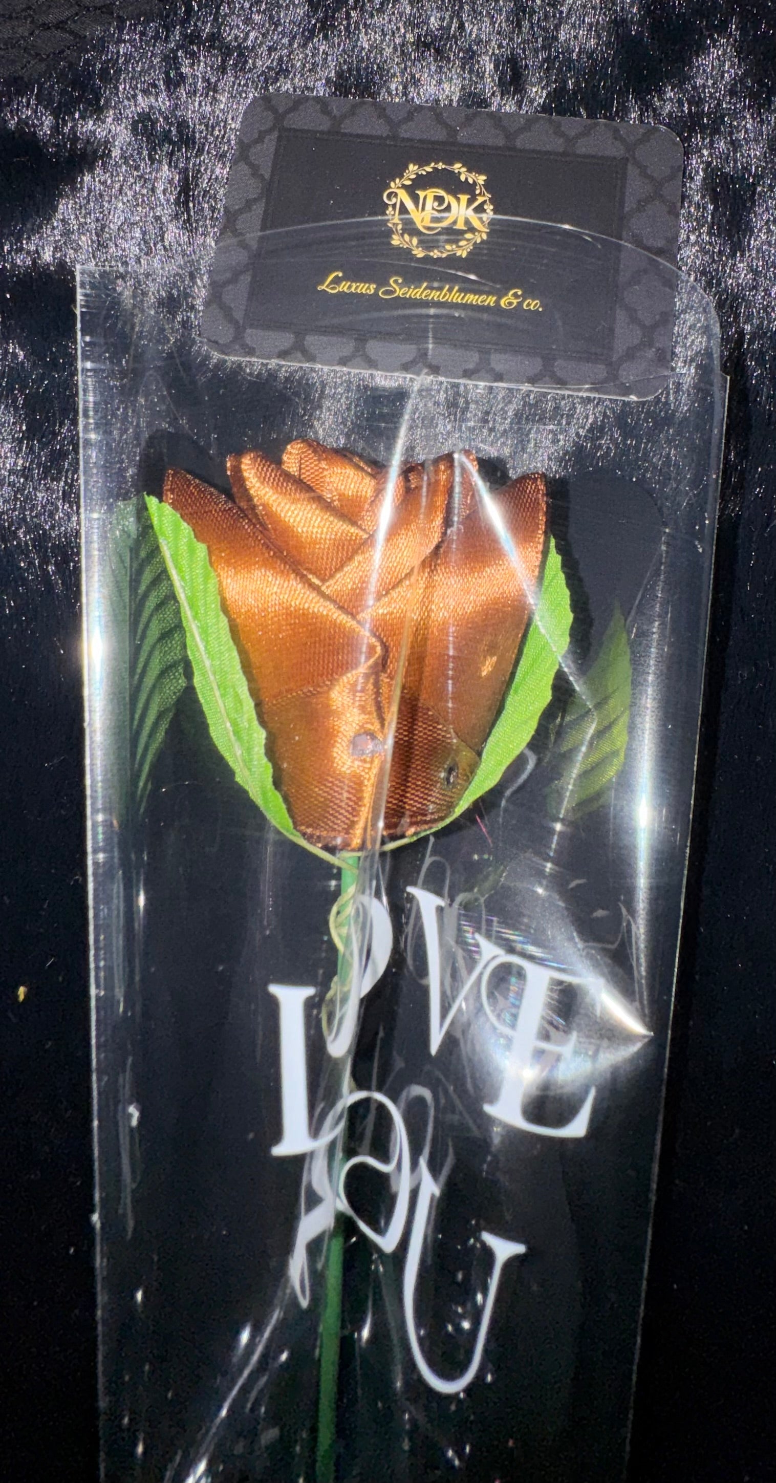 Seidenrosen Einzelverpackt